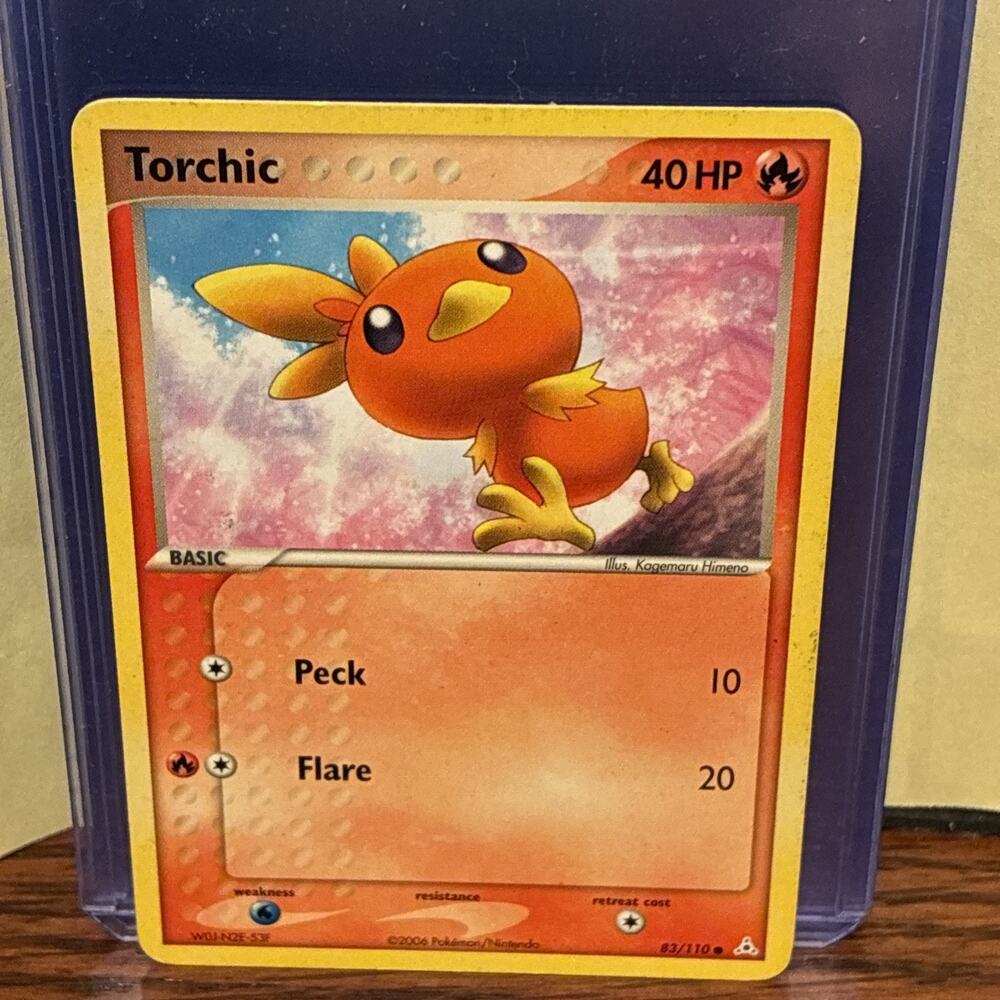 Pokemon TCG Torchic 83/110 Phantoms LP 2006 Vintage Nintendo Wok-M2e-52f Pk0049